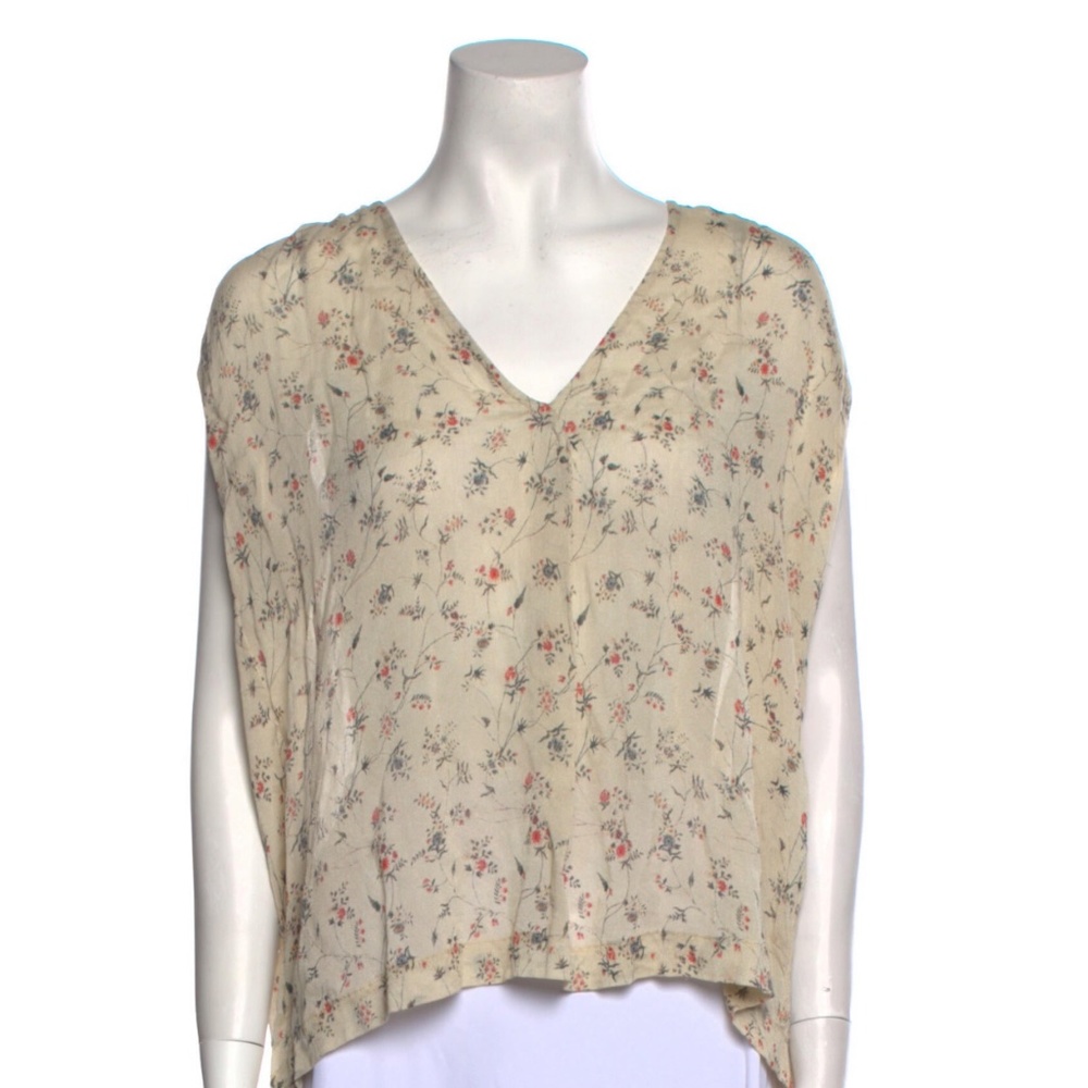 Isabel Marant Silk Floral Blouse Size 38